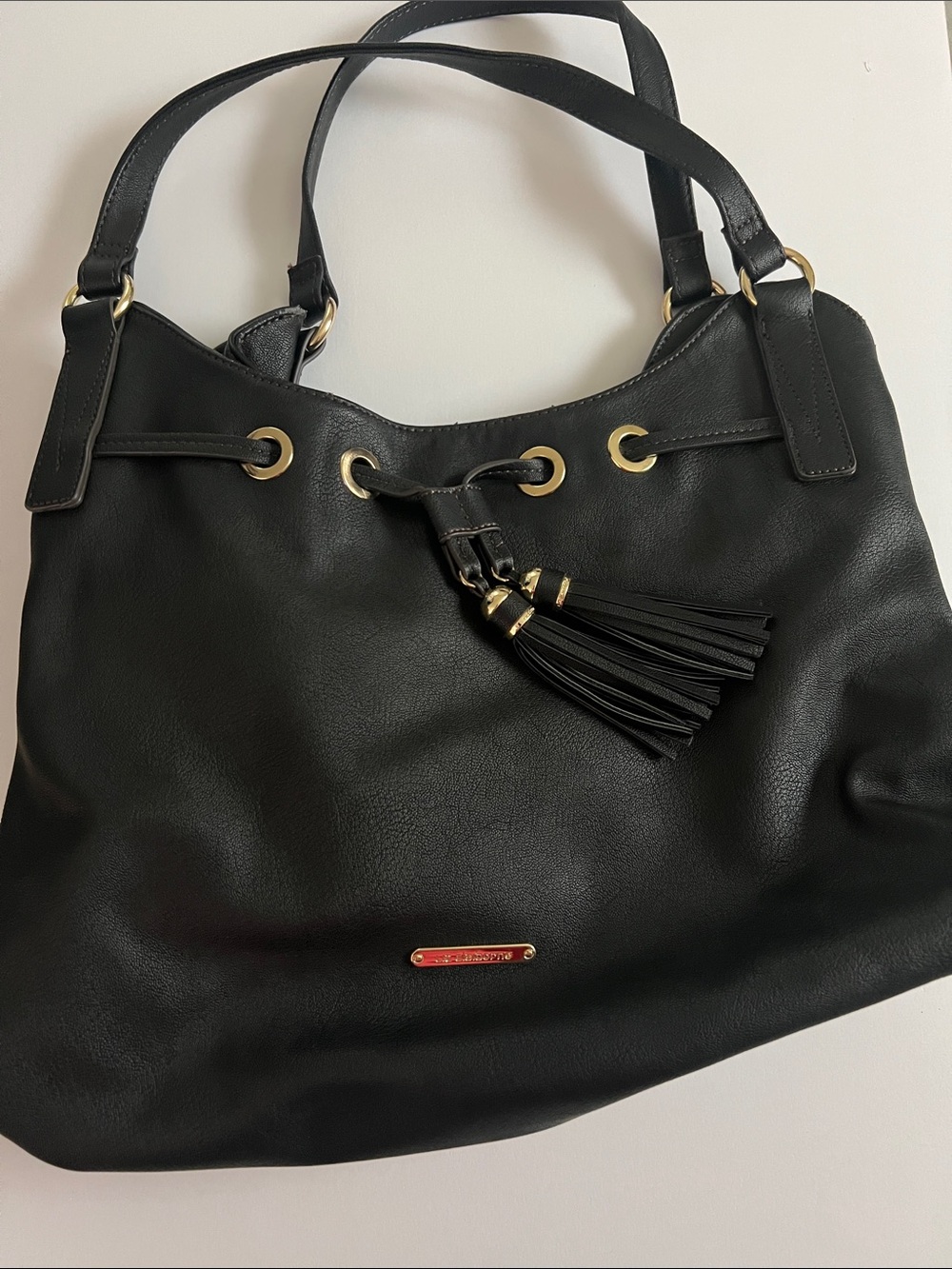 Black Women's Tassel Tote Bag by Liz Claiborne